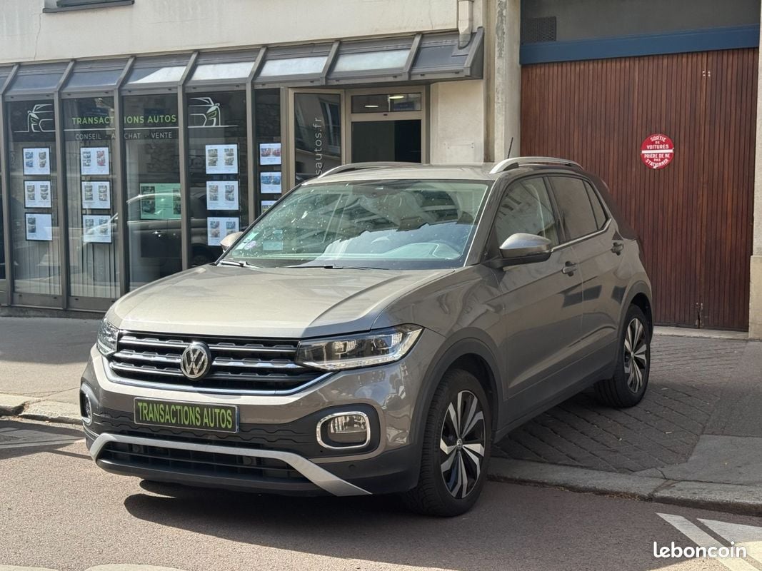 VOLKSWAGEN T-CROSS 1.0 TSI 115 CH BVM6 Carat ENTRETIEN 100% VOLKSWAGEN PHARE AVANT LED ORIGINE FRANCE, photo principale